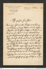 Nachlass Franz Steindachner, Brief von Gustav Tornier an Franz Steindachner (12.01.1908), Inv.Nr. 547.02, Seite 1